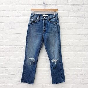 MOTHER Superior || The Tomcat in Seriously,‎ Truce Distressed Blue 27